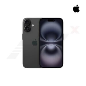 iPhone 16 สีดำ 256GB กล้องคู่ 48MP + 12MP ชิป A18 หน้าจอ Super Retina XDR