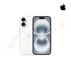 iPhone 16 สีขาว 256GB ชิป A18 กล้องคู่ 48MP + 12MP จอ Super Retina XDR
