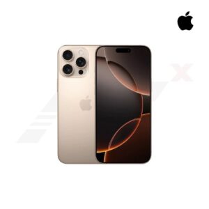 iPhone 16 Pro Max สี Desert Titanium ความจุ 256GB หน้าจอ 6.9 นิ้ว กล้องหลัง 3 ตัว ดีไซน์พรีเมียม