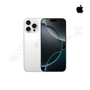 iPhone 16 Pro Max สี White Titanium ความจุ 256GB พร้อมกล้องหลัง 3 ตัว และหน้าจอ OLED ขนาดใหญ่