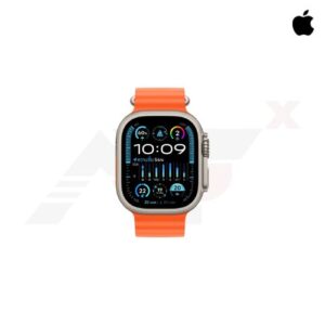 Apple Watch Ultra 2 GPS + Cellular 49mm Titanium Case with Orange Ocean Band (MREH3TH/A)