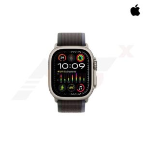 Apple Watch Ultra 2 GPS + Cellular 49mm Titanium Case with Blue/Black Trail Loop - M/L (MRF63TH/A)