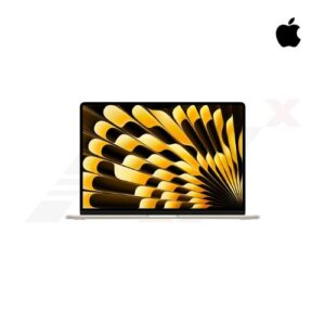 MacBook Air 15 นิ้ว M3 สี Starlight พร้อม RAM 24GB SSD 512GB และจอ Liquid Retina รองรับ Apple Intelligence