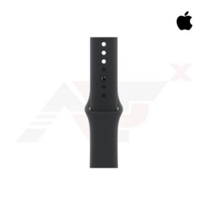 สาย Apple Watch 46mm Black Sport Band ขนาด S/M ผลิตจากยางฟลูโอโรอีลาสโตเมอร์คุณภาพสูง แข็งแรงและนุ่มสวมใส่สบาย