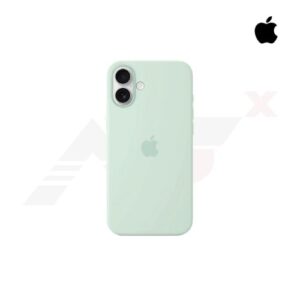 เคสซิลิโคนสี Aquamarine สำหรับ iPhone 16 Plus รองรับ MagSafe