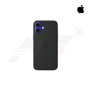 เคสซิลิโคนสีดำสำหรับ iPhone 16 Plus พร้อม MagSafe