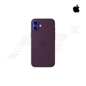 เคสซิลิโคนสี Plum สำหรับ iPhone 16 Plus พร้อม MagSafe
