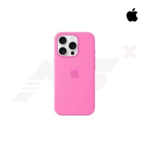 เคสซิลิโคน Apple Silicone Case สำหรับ iPhone 16 Pro สี Peony พร้อม MagSafe