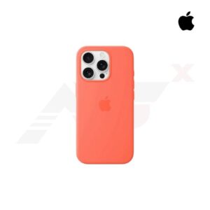เคสซิลิโคน Apple Silicone Case สำหรับ iPhone 16 Pro สี Tangerine พร้อม MagSafe