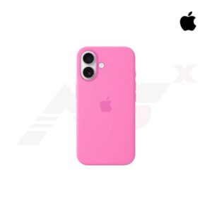 เคสซิลิโคน Apple Silicone Case สี Peony พร้อม MagSafe สำหรับ iPhone 16