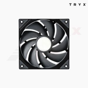 TRYX Rota Pro พัดลมเคส 12 ซม. สีดำ พร้อมหัวต่อ 4-Pin PWM