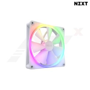 พัดลม NZXT F140 RGB สีขาว ขนาด 14 ซม. พร้อมไฟ RGB