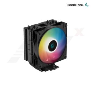 พัดลมซีพียู DEEPCOOL AG400 ARGB สีดำ พร้อมไฟ ARGB