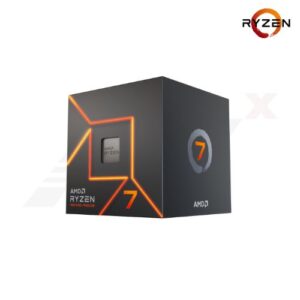 ภาพซีพียู AMD Ryzen 7 7700 พร้อมกราฟิกในตัวและฮีตซิงก์