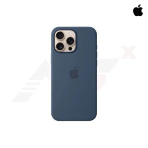เคสซิลิโคน Apple สี Denim สำหรับ iPhone 16 Pro Max พร้อม MagSafe สัมผัสนุ่ม ทันสมัย