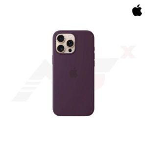 เคสซิลิโคน Apple สี Plum สำหรับ iPhone 16 Pro Max พร้อม MagSafe แนบสนิททุกมุม