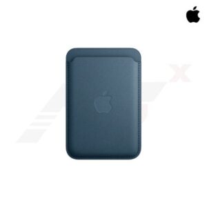 Apple FineWoven Wallet สี Pacific Blue พร้อม MagSafe สำหรับ iPhone ผ้าไมโครทวิลสัมผัสนุ่มเหมือนหนังกลับ