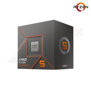ภาพซีพียู AMD Ryzen 5 8500G พร้อมพัดลมและกราฟิก Radeon 740M ในตัว