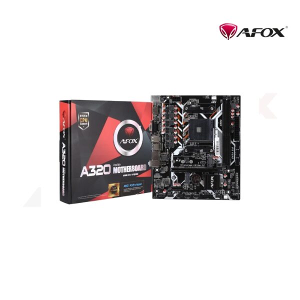 เมนบอร์ด AFOX A320D4-MA5-V2 รองรับ Ryzen 3000-5000 และ DDR4