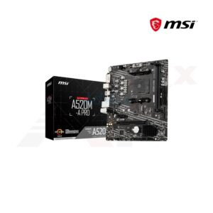 เมนบอร์ด MSI A520M-A PRO รองรับ Ryzen DDR4 สูงสุด 4600MHz พร้อมฟีเจอร์ Core Boost