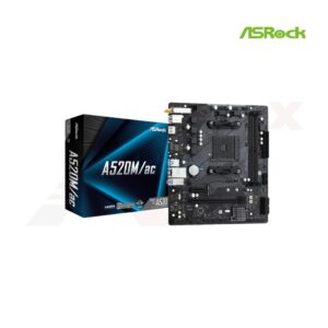 เมนบอร์ด ASROCK A520M AC รองรับ Ryzen พร้อม Wi-Fi และแรม DDR4 4733MHz