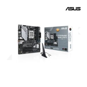 เมนบอร์ด ASUS PRIME B650M-A WIFI II รองรับ Ryzen, DDR5 192GB, Wi-Fi 6 และ Aura Sync
