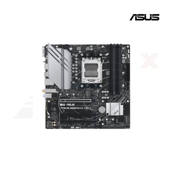 เมนบอร์ด ASUS PRIME B650M-A WIFI II รองรับ Ryzen, DDR5 192GB, Wi-Fi 6 และ Aura Sync