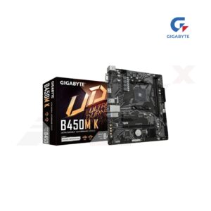 เมนบอร์ด GIGABYTE B450M-K REV.2.0 รองรับ Ryzen, มี M.2, RAM 64GB