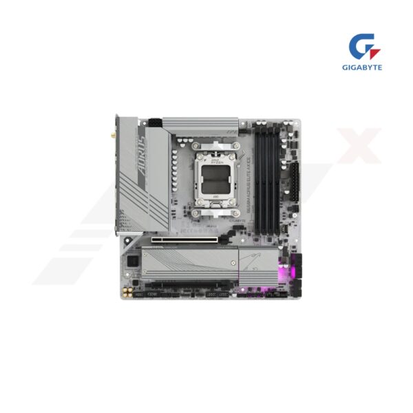MAINBOARD (AM5) GIGABYTE B650M AORUS ELITE AX ICE DDR5 (REV. 1.1) - Image 2