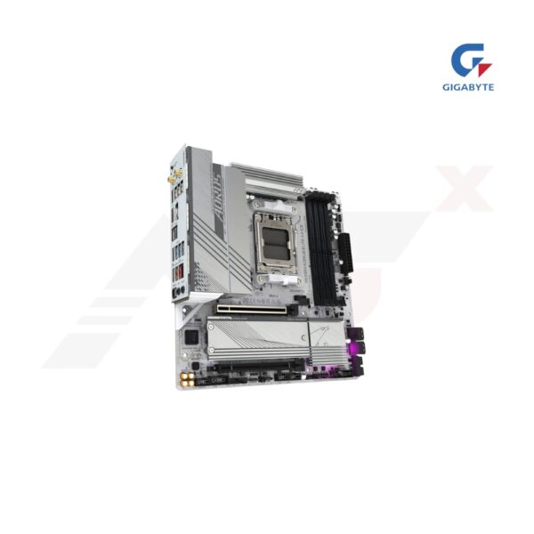 MAINBOARD (AM5) GIGABYTE B650M AORUS ELITE AX ICE DDR5 (REV. 1.1) - Image 3