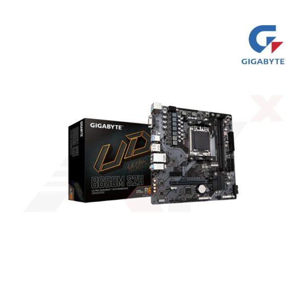 เมนบอร์ด GIGABYTE B650M S2H DDR5 รองรับ Ryzen 9000 และ DDR5 สูงสุด 7200MHz