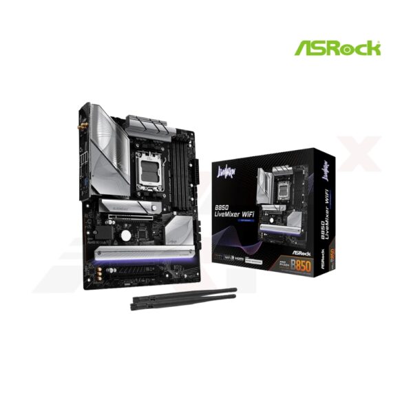 เมนบอร์ด ASRock B850 LIVEMIXER WIFI DDR5 ATX รองรับ Ryzen และ Wi-Fi 7