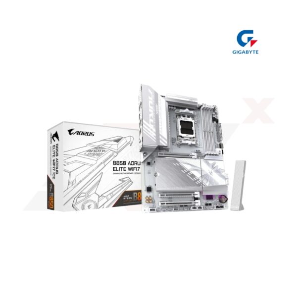 เมนบอร์ด GIGABYTE B850 AORUS ELITE WIFI7 ICE DDR5 รองรับ Ryzen และ Wi-Fi 7