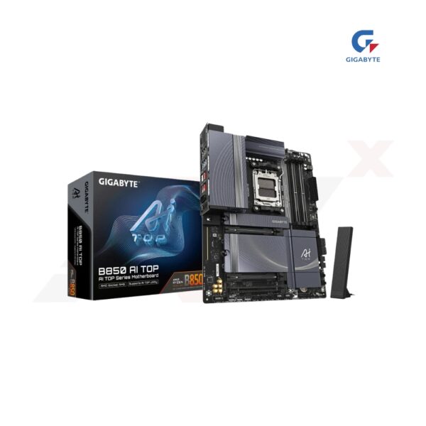 เมนบอร์ด GIGABYTE B850 AI TOP DDR5 รองรับ Ryzen, PCIe 5.0 และ LAN 10GbE