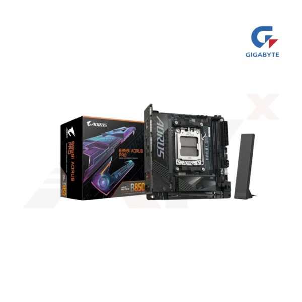 เมนบอร์ด GIGABYTE B850I AORUS PRO DDR5 ขนาด Mini-ITX รองรับ Wi-Fi 7