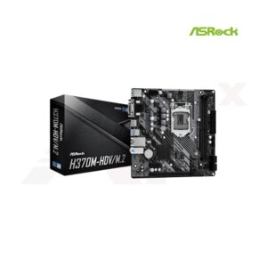 เมนบอร์ด ASROCK H370M-HDV/M.2 รองรับ Intel Gen 8 และ 9