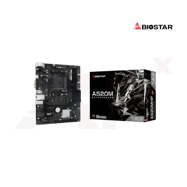 เมนบอร์ด BIOSTAR A520MHP รองรับ AMD Ryzen พร้อมสล็อต M.2