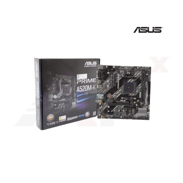 เมนบอร์ด ASUS PRIME A520M-K-CSM รองรับ Ryzen และแรม DDR4 สูงสุด 4866 MHz