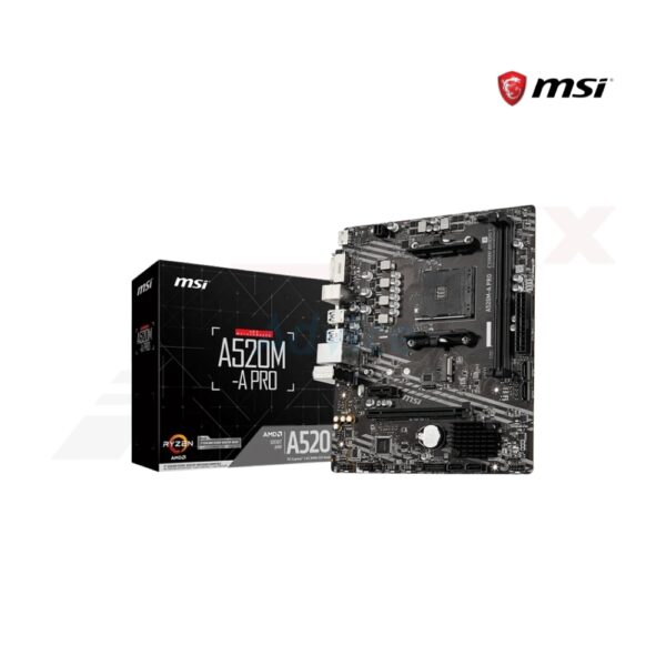 MSI A520M-A PRO เมนบอร์ด AM4 รองรับ Ryzen และฟีเจอร์เพิ่มประสิทธิภาพ