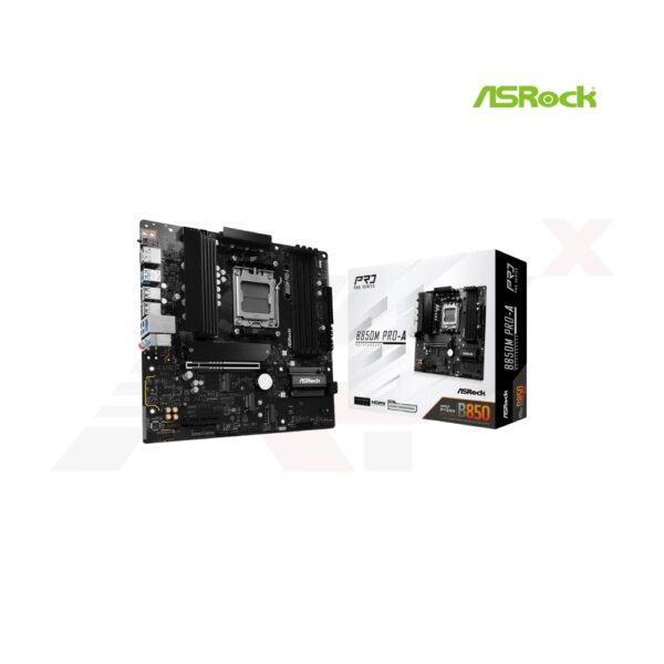 ASRock B850M PRO-A DDR5 Micro ATX รองรับ Ryzen และ RAM 256GB