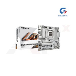 เมนบอร์ด GIGABYTE B850M DS3H ICE DDR5 Micro ATX รองรับ Ryzen