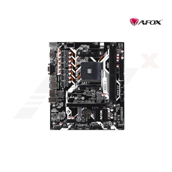 เมนบอร์ด AFOX A320D4-MA5-V2 รองรับ Ryzen มี M.2 และ LAN Gigabit
