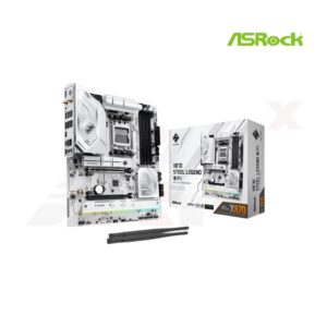 เมนบอร์ด ASROCK X870 STEEL LEGEND WIFI DDR5 AM5 รองรับ Ryzen DDR5 PCIe 5.0