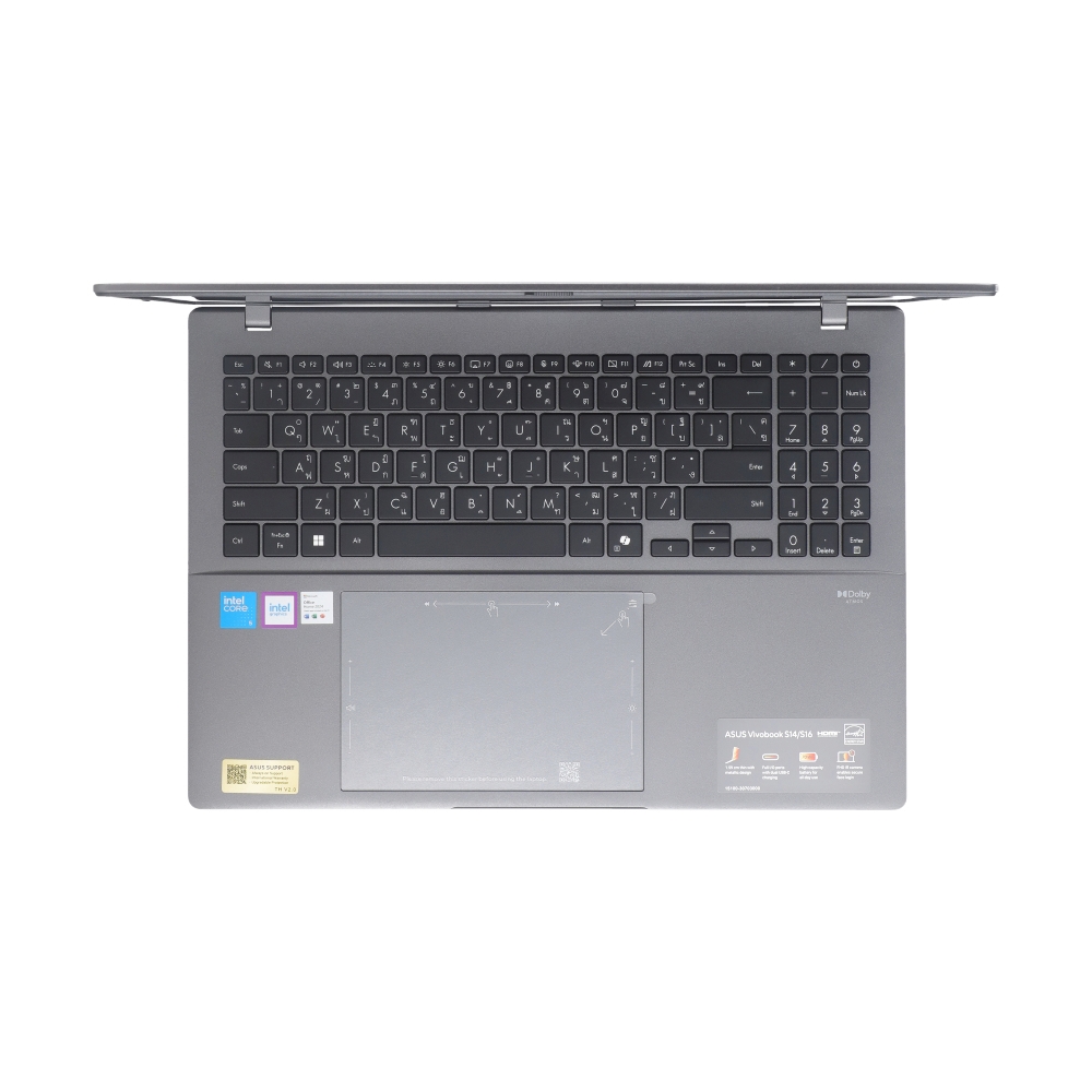 ICT 2568 Notebook Asus Vivobook S16 S3607VA-RP575WA (Matte Gray) - Image 4